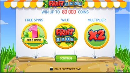 Слот Fruit Shop
